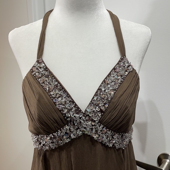 NWOT-Silk halter dress. Size 12 $60 - Picture 8 of 10